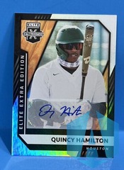 2021 Panini Elite Extra Edition Signatures #148 Quincy Hamilton Auto - Houston